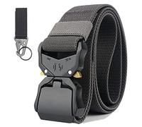 Cinturón táctico para hombre, estilo militar, correa de nailon de liberación rápida, regalo con gancho