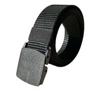 Cínturón Táctico Para Hombres Mujer, Cinturón Tela Hebilla Cobra Resistente Correa Trabajo Cinturón Casual Táctico Cinturón Ajustable Talla Universal (Negro)