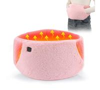 Cinturón Térmico 2-en-1 Para Cintura - Almohadilla Calefactora Eléctrica USB Con Función Calientamanos | 3 Niveles Ajustables De Calor (65°C/55°C/45°C) | Del Dolor Menstrual Lavable A Máquina P