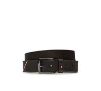 Cinturón Tommy Hilfiger de piel marrón sobrio - Talla: 105cm
