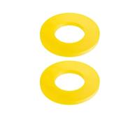 Cinturón Transmisión Almohadilla Amortiguadora Universal Protector Buje Anillo Goma Para VW Para Golf MK4 Para Jetta Para Bora Para Skoda Buje Capó Sello Rodamiento Delantero(2pcs yellow)