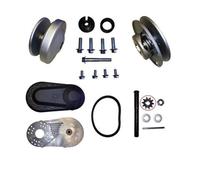 Cinturón Transmisión Correa Kit Embrague Go Kart 2HP-7HP Herramientas Convertidoras Torsión 3/4 Pulgadas 10T #40 41 Cadena 12T #35 CVT Correa Transmisión Motor Pequeño(10 Tooth)