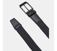 Cinturón trenzado Under Armour Drive para hombre Negro / Negro XXL