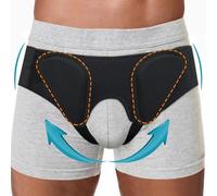 Cinturón universal para hernia para hombres y mujeres, ajuste personalizado, soporte de hernia inguinal para izquierda/derecha, tirantes dobles mejorados para hernia con correas ajustables para alivio