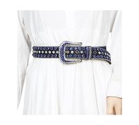 Cinturón vaquero para mujeres y hombres, cinturón de remache ancho steampunk con hebilla para adultos, para jeans, pantalones, accesorios femeninos, cinturones de diamantes de imitación, hebilla para