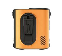 Cinturón Ventilador,con luces y pantalla LED de 100 velocidades,Ventilador portátil personal refrigerante con soporte - para verano, camping, viajes, playa, exteriores, interiores, hogar, oficina