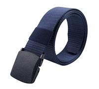 Cinturones de cadena para mujer, talla grande, cinturón de viaje con bolsillo oculto, cinturón de billetera Y3, Navy, Talla única