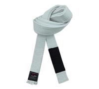 Cinturones de Jiu-Jitsu Brasileño para Jóvenes BJJ Sistema de Grados para Menores de 16 Años Ancho 4cm Cinturón Infantil Blanco Gris Amarillo Naranja Verde con Rayas, Blanco, 220cm