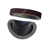 Cinturones de lijado, 2 piezas Cinturón abrasivo de alúmina 760 * 40 mm Cinturón abrasivo Cinturón de pulido Accesorios for amoladora de cinturón de molienda (Tamaño: 100#)(60#)