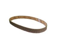 Cinturones de lijado, Polaco de espejo de acero inoxidable abrasivo de fieltro de lana de nailon no tejido multicolor de correa 760x40 mm(Brown)