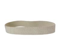 Cinturones de lijado, Polaco de espejo de acero inoxidable abrasivo de fieltro de lana de nailon no tejido multicolor de correa 760x40 mm(White)