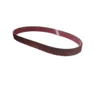 Cinturones de lijado, Polaco de espejo de acero inoxidable abrasivo de fieltro de lana de nailon no tejido multicolor de correa 760x40 mm(Red)