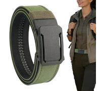 Cinturones de nailon para hombres: de correa de cintura engrosada de 47,24 pulgadas, dispositivo de sujeción entretejido de doble capa, accesorio de sujeción segura para pantalones | Equipo de