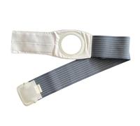Cinturones de Ostomía para Hombres y Mujeres, Faja para Colostomía con Orificio de 7 cm, Faja Abdominal Ajustable Que Previene la Hernia del Estoma y Refuerza Las Bolsas de Colostomía(Small)