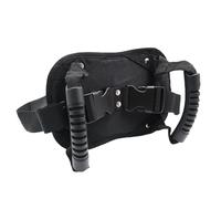 Cinturones de Seguridad Moto, Asas de Agarre para Pasajero Moto Universal, Cinturón De Seguridad del Pasajero De La Motocicleta, Motocicleta Seguro Correa Ajustable asa(Negro)