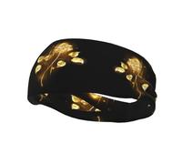 Cinturones Gold Rose a prueba de sudor para hombres y mujeres, diademas, deportes, fitness, correr y ciclismo.