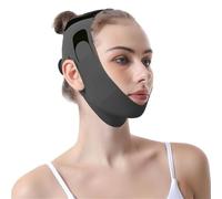 Cinturones tonificantes faciales Cinta de estiramiento facial, correa for la barbilla for dormir, mascarilla elevación reutilizable en forma V for mujeres, cinturón for ejercitar mandíbula y