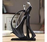 CINY Pareja Afectuosa Estatuas de Arte de Resina, Figuras de Danza Doble, Ornamento de Resina para el Hogar, Esculturas de Aniversario de Boda para Mujeres Hombres, Abstracto y Creativo