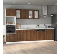 Cinyiqo Armario Inferior Cocina contrachapado marrón Roble 60x46x81,5cm, Mueble Cocina, Armario Despensero Cocina, Alacenas Y Vitrinas, Alacena De Cocina, Cocina Muebles, Armarios Baños - 815563