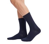 Ciocca 6 Pares Calcetines Hombre Cortos Canalé Ancho Hilo de Escocia 100% Algodón Elegantes Business Formales Transpirables Comodidad Diaria [CUM501C_085_115_6]