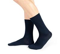 Ciocca Calcetines cortos para hombre, de algodón trenzado resistente - 6 pares - Dos tallas, Azul - 6 Pares - 450/1W_085, 39-42