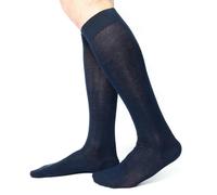 Ciocca Calcetines Hasta la rodilla hombre, 100% algodón mercerizado Filo di Scozia de calidad elevada - 6 pares - tres tallas