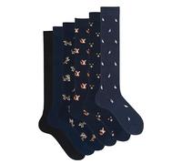 Ciocca Calcetines Hombre Largos Estampados Algodón Cálido Suaves y Cómodos - Pack 3/6 Pares Otoño Invierno [BOXCW6_ANIM_11_1]