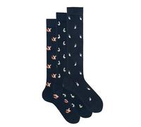 Ciocca Calcetines Hombre Largos Estampados Algodón Cálido Suaves y Cómodos - Pack 3/6 Pares Otoño Invierno [BOXCW3_ANIM_11_1]