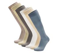 Ciocca Calcetines largos hombre, algodón premium 100% HILO DE ESCOCIA - 6 Pares - tres tallas - Resistentes - Elegantes [310_095_115_A]