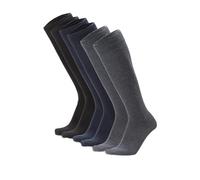 Ciocca Calcetines largos hombre, algodón retorcido cálido resistente - 6 Pares - Dos tallas [450_025_II]