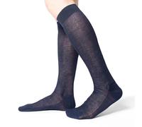 Ciocca Calcetines Largos Hombre Canalé 1x1 en 100% Algodón Hilo de Escocia | Made in Italy desde 1912 | Pack de 3 o 6 Pares [881_085_115_3]