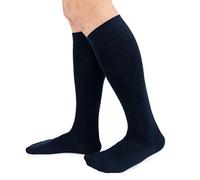 Ciocca Calcetines largos para hombre, de algodón trenzado resistente - 6 pares - Dos tallas, Azul-6 Pares, 43-46