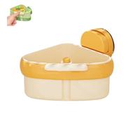 CIOIUGPIUK Rejilla for Fregadero de Esquina con Ventosa, Caja de colador de Drenaje for Almacenamiento de Cocina, Ahorra Espacio y es fácil de Instalar.(Yellow)
