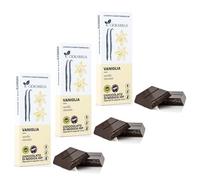 Ciokarrua | Chocolate Módica Vainilla | Barra de chocolate Modica IGP sin lactosa - 3 x 100 Gr | Chocolate procesado a bajas temperaturas