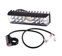 CIOKFCKIOG 6000K IP67 18W luz cegadora delantera LED interruptor de barra de faro apto Para Sting E-bike faro moto LED