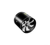 CioNeL Ventilador Extractor de Tubos en línea de 200 mm, Ventilador de conducto Extractor de Humo de 8 Pulgadas, Funcionamiento silencioso, 1050 m³/h, for baño, Cocina(Black)