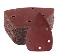 Cionyce 25 unidades de grano 80 con detalle de ratón, lijadora de papel de lija de 5 agujeros para ratón, hojas de lijado para lijadora de 140 mm