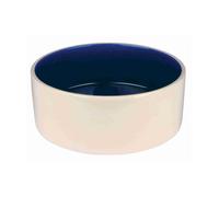 Ciotola in ceramica 2.1l diametro 23cm colore crema/blu Trixie