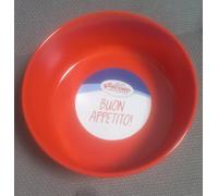 Ciotola in melamina Simply Mine con gommini antiscivolo per cani e gatti Ciotola small Arancione