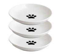Ciotola per Alimenti per Gatti per Animali Domestici - Piatti D'acqua per Cani Ceramica 3X - Ciotole per Alimentazione per Animali