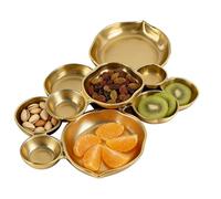 Ciotole Da Servizio A Grappolo - Vassoio Moderno A Livelli In Metallo, Piano Portata Decorativo con Ciotole,per Insalata Pasta Antipasti Charcuterie Snack Feste Matrimoni Buffet Compleanni