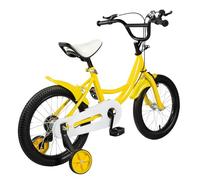 Ciounmb Bicicleta infantil de 16 pulgadas, bicicleta de 5 a 8 años con ruedas estabilizadoras, freno de sillín delantero, freno de retención trasero