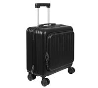 Ciounmb Maleta de 18 pulgadas, maleta de embarque de 47 L, maleta con bolsillo frontal, estuche rígido ABS, cerradura de contraseña de 3 dígitos, puerto USB, impermeable, equipaje de mano para avión,