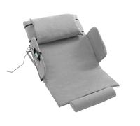 Ciounmb Respaldo ajustable eléctrico: con pasamanos fijos, 75 x 120 cm, ideal para cama de invitados y cama juvenil, somier, color gris