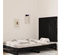 CIOURSTO Cabecero de Madera Maciza, Pared de Pino, Cama de Panel de Pared Accesorio, Cabecera, Muebles para el Hogar Montados en Madera para Dormitorio (95,5x90cm)