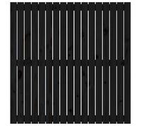 CIOURSTO Cabecero de Madera Maciza, Pared de Pino, Cama de Panel de Pared Accesorio, Cabecera, Muebles para el Hogar Montados en Madera para Dormitorio (108x110cm)