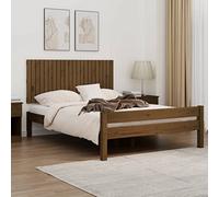 CIOURSTO Cabecero de Madera Maciza, Pared de Pino, Cama de Panel de Pared Accesorio, Cabecera, Muebles para el Hogar Montados en Madera para Dormitorio (140x60cm)