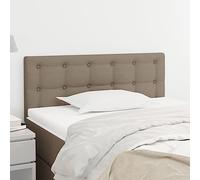 CIOURSTO Cabecero Tapizado de 2 Piezas de Tela con Altura Ajustable, Respaldo de Cama con Botones Cabeceros de Pared para Dormitorio Decoración del Hogar (80 cm bajo)