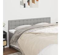 CIOURSTO Cabecero Tapizado de 2 Piezas de Tela con Altura Ajustable, Respaldo de Cama con Botones Cabeceros de Pared para Dormitorio Decoración del Hogar (180 cm bajo)