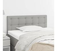 CIOURSTO Cabecero Tapizado de 2 Piezas de Tela con Altura Ajustable, Respaldo de Cama con Botones Cabeceros de Pared para Dormitorio Decoración del Hogar (80 cm bajo)
